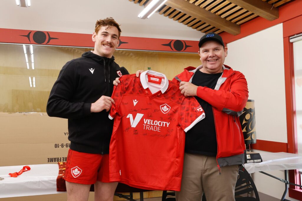 Captain Phil Berna ahead of the Canada Sevens event. 